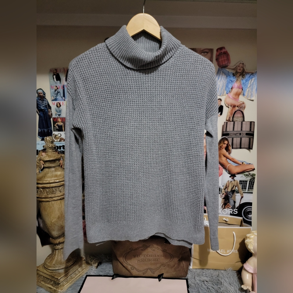 Light Gray Turtleneck Sweater Sonoma Life + Style